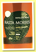 Bielle 13 yo 2006/2019 (47.9%, Rasta Morris, Marie-Galante, cask #RM019, 56 bottles) Bielle 13 yo 2006/2019 (47.9%, Rasta Morris, Marie-Galante, cask #RM019, 56 bottles)