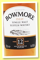 Bowmore 12 yo (40%, OB, +/-2015) 