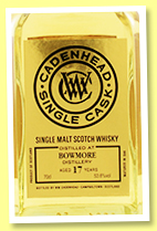 Bowmore 17 yo 2002/2019 (53.6%, Cadenhead, Single Cask, bourbon hogshead, 294 bottles) 
