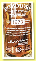 Bowmore 43 yo 1973/2016 (43.2%, OB, bourbon Hogsheads)