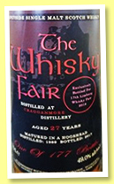 Cragganmore 27 yo 1989/2018 (49%, The Whisky Fair, bourbon hogshead, 177 bottles) Cragganmore 27 yo 1989/2018 (49%, The Whisky Fair, bourbon hogshead, 177 bottles)