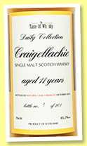 Craigellachie 11 yo 2007/2019 (65.2%, The Taste of Whisky, refill bourbon, cask #70900706, 201 bottles) Craigellachie 11 yo 2007/2019 (65.2%, The Taste of Whisky, refill bourbon, cask #70900706, 201 bottles)