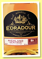 Edradour 9 yo 2006/2015 (46%, OB, Highland Heritage, LMDW exclusive, oloroso sherry casks) Edradour 9 yo 2006/2015 (46%, OB, Highland Heritage, LMDW exclusive, oloroso sherry casks)