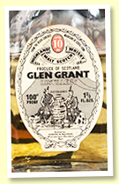 Glen Grant 10 yo (100 proof, Gordon & MacPhail, 1970s) Glen Grant 10 yo (100 proof, Gordon & MacPhail, 1970s)