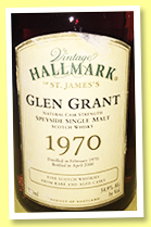 Glen Grant 1970/2000 (54.9%, Vintage Hallmark of St. James) 
