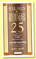 Glen Grant 25 yo 1992/2018 (51%, Wilson & Morgan, oloroso finish, cask #130818/9, 405 bottles) 