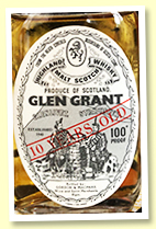 Glen Grant 10 yo (100 proof, Gordon & MacPhail, late 1970s) Glen Grant 10 yo (100 proof, Gordon & MacPhail, late 1970s)