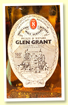 Glen Grant 8 yo (100 proof, Gordon & MacPhail, miniature, 1970s) Glen Grant 8 yo (100 proof, Gordon & MacPhail, miniature, 1970s)