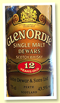Glenordie 12 yo (43.5%, OB, 1980s)