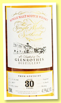 Glenrothes 30 yo 1989/ (41.9%, The Single Malts of Scotland, cask #18177, 92 bottles) Glenrothes 30 yo 1989/ (41.9%, The Single Malts of Scotland, cask #18177, 92 bottles)
