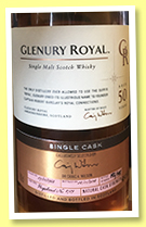 Glenury Royal 50 yo 1968/2018 (45%, OB, Casks of Distinction, hogshead, cask #8709, 192 bottles) Glenury Royal 50 yo 1968/2018 (45%, OB, Casks of Distinction, hogshead, cask #8709, 192 bottles)