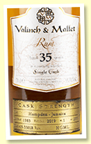 Hampden 35 yo 1983/2019 (55.3%, Valinch & Mallet, Jamaica, cask #19-3501R, 237 bottles) Hampden 35 yo 1983/2019 (55.3%, Valinch & Mallet, Jamaica, cask #19-3501R, 237 bottles)