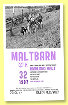 Highland Malt 32 yo 1987/2019 (49.9%, Maltbarn, 159 bottles) Highland Malt 32 yo 1987/2019 (49.9%, Maltbarn, 159 bottles)