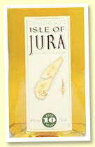 Isle Of Jura 10 yo (43%, OB, duty free, litre, -/+ 1990) Isle Of Jura 10 yo (43%, OB, duty free, litre, -/+ 1990)