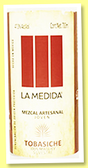 La Medida ‘Tobaziche’ (47.3%, OB, mezcal, +/-2018) La Medida ‘Tobaziche’ (47.3%, OB, mezcal, +/-2018)
