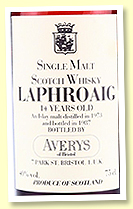 Laphroaig 14 yo 1973/1987 (40%, Avery’s of Bristol)