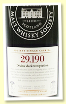 Laphroaig 17 yo 1999/2016 (58.1%, Scotch Malt Whisky Society, #29.190 ‘Divine dark temptation’, refill sherry butt, 582 bottles)