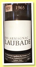 Laubade 1965/2008 (40%, OB, Bas-Armagnac) Laubade 1965/2008 (40%, OB, Bas-Armagnac)