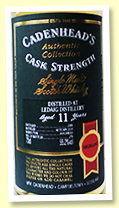 Ledaig 11 yo 2008/2019 (55.2%, Cadenhead Authentic Collection, hogshead, 270 bottles)