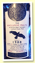 Littlemill 25 yo 1988/2014 (54.9%, Exclusive Malts for K&L Wines, cask #8, 298 bottles) Littlemill 25 yo 1988/2014 (54.9%, Exclusive Malts for K&L Wines, cask #8, 298 bottles)
