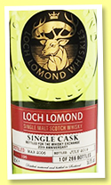 Loch Lomond 13 yo 2006/2019 (66.3%, OB for The Whisky Exchange, American oak) 