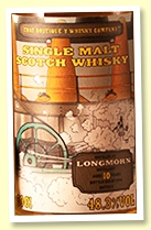 Longmorn 10 yo (48.3%, That Boutique-y Whisky Co ‘Batch 3’, 1793 bottles)
