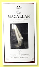 Macallan 20 yo (43%, OB, Master of Photography, Albert Watson, 1000 bottles, 2010) Macallan 20 yo (43%, OB, Master of Photography, Albert Watson, 1000 bottles, 2010)