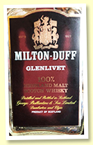 Milton-duff-Glenlivet 12 yo (43%, OB, German import, -/+ 1980)