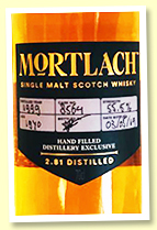 Mortlach 19 yo 1999/2019 ‘Hand Fill’ (55.5%, OB for Spirit Of Speyside, cask #8564, sherry) Mortlach 19 yo 1999/2019 ‘Hand Fill’ (55.5%, OB for Spirit Of Speyside, cask #8564, sherry)