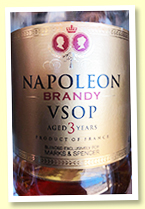 Napoleon Brandy VSOP ‘aged 3 years’ (40%, ‘Blended exclusively for Marks & Spencer’) Napoleon Brandy VSOP ‘aged 3 years’ (40%, ‘Blended exclusively for Marks & Spencer’)
