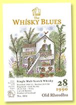 Old Rhosdhu 28 yo 1990/2019 (49.1%, The Whisky Blues, hogshead, cask #402, 230 bottles) 