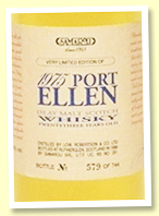 Port Ellen 23 yo 1975/1998 (45%, Samaroli, 744 bottles)