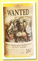 Secret Orkney 2007/2019 (60.9%, Or Sileis, Wanted, hogshead, cask #1, 324 bottles) Secret Orkney 2007/2019 (60.9%, Or Sileis, Wanted, hogshead, cask #1, 324 bottles)