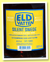 Silent Swede 2012/2018 ‘Ex-Champagne’ (59.9%, Svenska Eldvatten, barrique, 349 bottles) 