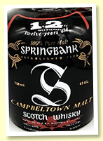Springbank 12 yo (80 proof, OB, ceramic jug, UK, bottled late 1970s) Springbank 12 yo (80 proof, OB, ceramic jug, UK, bottled late 1970s)