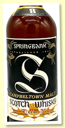 Springbank 8 yo (43%, OB, Sutti import, circa 1970) Springbank 8 yo (43%, OB, Sutti import, circa 1970)
