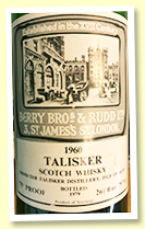 Talisker 1960/1979 (75 proof, Berry Brothers & Rudd) Talisker 1960/1979 (75 proof, Berry Brothers & Rudd)