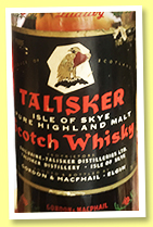 Talisker 1964 (100°proof, Gordon & MacPhail, 26 2/3 fl oz, +/-1975)