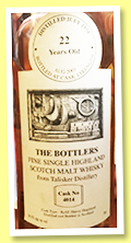 Talisker 22 yo 1979/2001 (64.3%, The Bottlers, refill sherry hogshead, cask #4014)