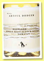 Tomatin 11 yo 2008/2019 (56.1%, Artful Dodger, bourbon, cask #453, 323 bottles) Tomatin 11 yo 2008/2019 (56.1%, Artful Dodger, bourbon, cask #453, 323 bottles)