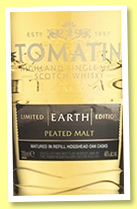 Tomatin ‘Five Virtues – Earth’ (46%, OB, +/-2019) Tomatin ‘Five Virtues – Earth’ (46%, OB, +/-2019)