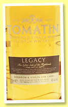 Tomatin 'Legacy' (43%, OB, +/-2017) Tomatin 'Legacy' (43%, OB, +/-2017)