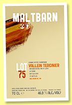 Vallein Tercinier 43 yo ‘Lot 75’ (46.9%, Maltbarn, Petite Champagne, 171 bottles, 2020) Vallein Tercinier 43 yo ‘Lot 75’ (46.9%, Maltbarn, Petite Champagne, 171 bottles, 2020)