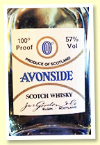 Avonside Scotch Whisky (100 proof, JAS Gordon & Co, miniature, 1970s) Avonside Scotch Whisky (100 proof, JAS Gordon & Co, miniature, 1970s)