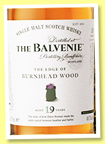 Balvenie 19 yo 2000/2020 ‘The Edge of Burnhead Wood’ (48.7%, OB, Stories, refill bourbon barrels) Balvenie 19 yo 2000/2020 ‘The Edge of Burnhead Wood’ (48.7%, OB, Stories, refill bourbon barrels)