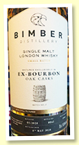 Bimber Ex-Bourbon Batch 1 (51.8%, OB, 2020, 1948 bottles)