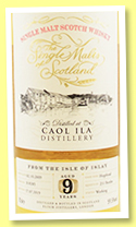 Caol Ila 9 yo 2009/2019 (59.5%, The Single Malts of Scotland, hogshead, cask #318285, 231 bottles) Caol Ila 9 yo 2009/2019 (59.5%, The Single Malts of Scotland, hogshead, cask #318285, 231 bottles)
