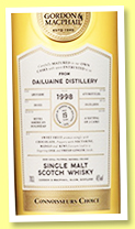 Dailuaine 19 yo 1998/2018 (46%, Gordon & MacPhail, Connoisseurs Choice, refill American oak hogshead, 670 bottles) Dailuaine 19 yo 1998/2018 (46%, Gordon & MacPhail, Connoisseurs Choice, refill American oak hogshead, 670 bottles)