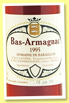 Domaine de Baraillon 1995/2019 (44%, OB, Bas-Armagnac, folle blanche) 