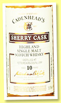 Fettercairn 10 yo 2009/2019 (55.8%, Cadenhead, Sherry Cask, sherry hogshead, 252 bottles) Fettercairn 10 yo 2009/2019 (55.8%, Cadenhead, Sherry Cask, sherry hogshead, 252 bottles)
